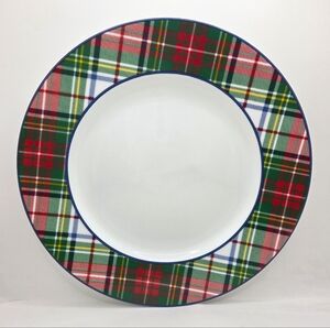 Ralph Lauren TempletonTartan Plaid Dessert Salad 8" Plate (1) Heritage Preppy